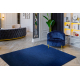 Carpet VISCO dark blue 10 plush, IMITATION OF RABBIT FUR