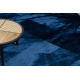 Carpet VISCO dark blue 10 plush, IMITATION OF RABBIT FUR