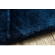 Carpet VISCO dark blue 10 plush, IMITATION OF RABBIT FUR