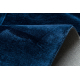 Carpet VISCO dark blue 10 plush, IMITATION OF RABBIT FUR