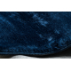 Carpet VISCO dark blue 10 plush, IMITATION OF RABBIT FUR