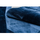 Carpet VISCO dark blue 10 plush, IMITATION OF RABBIT FUR