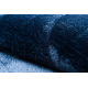Carpet VISCO dark blue 10 plush, IMITATION OF RABBIT FUR