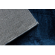 Carpet VISCO dark blue 10 plush, IMITATION OF RABBIT FUR