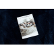 Carpet VISCO dark blue 10 plush, IMITATION OF RABBIT FUR