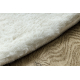 Tapis lavable CURVY blanc 11 Arches, structurel, gaufré, peluche