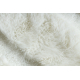 Tapis lavable CURVY blanc 11 Arches, structurel, gaufré, peluche