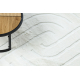 CURVY tappeto lavabile bianco 11 Curves, strutturale, goffrato, morbido