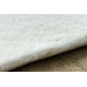 CURVY tappeto lavabile bianco 11 Curves, strutturale, goffrato, morbido