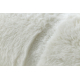 CURVY tappeto lavabile bianco 11 Curves, strutturale, goffrato, morbido