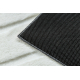CURVY tappeto lavabile bianco 11 Curves, strutturale, goffrato, morbido