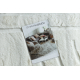 CURVY tappeto lavabile bianco 11 Curves, strutturale, goffrato, morbido