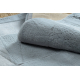 Modern TEDDY NEW dream 47 shaggy, plysch, mycket tjock silver