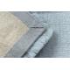 Modern TEDDY NEW dream 47 shaggy, plysch, mycket tjock silver