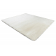 Modern carpet TEDDY NEW wool 45 shaggy, plush, very thick cream