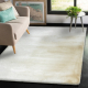 Modern carpet TEDDY NEW wool 45 shaggy, plush, very thick cream