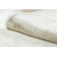 TEDDY NEW wool 45 tapete moderno shaggy, de pelúcia, muito espesso creme