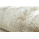 Alfombra moderna TEDDY NEW wool 45 shaggy, felpa, muy gruesa crema