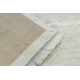 Alfombra moderna TEDDY NEW wool 45 shaggy, felpa, muy gruesa crema