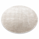 Carpet VISCO circle silver 3 plush, IMITATION OF RABBIT FUR