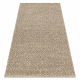 Tapis en laine TAHAR 99005C beige - TISSÉ MAIN boucle, uniforme