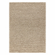 Ullmatta TAHAR 99005C beige - HANDvävd slinga, uniform