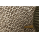 Ullmatta TAHAR 99005C beige - HANDvävd slinga, uniform