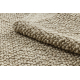Ullmatta TAHAR 99005C beige - HANDvävd slinga, uniform