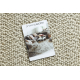 Wollen tapijt TAHAR 99005B room / grijs - HANDGEWEVEN lus, uniform