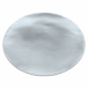 Modern carpet TEDDY NEW dream 47 circle shaggy, plush, very thick silver