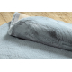 Modern carpet TEDDY NEW dream 47 circle shaggy, plush, very thick silver