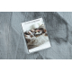 Modern TEDDY NEW dream 47 cirkel shaggy, plysch, mycket tjock silver