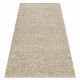 Wollen tapijt TAHAR 99005G grijs / beige - HANDGEWEVEN lus, uniform