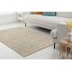 Wool carpet TAHAR 99005G grey / beige - HAND-WOVEN loop, uniform