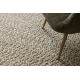 Wool carpet TAHAR 99005G grey / beige - HAND-WOVEN loop, uniform