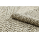 Villamatto TAHAR 99005G harmaa / beige - KÄSINKUDOTU lenkki, univormu