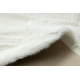 Okrúhly koberec TEDDY NEW wool 45 Shaggy, plyšový, veľmi Hrubý, krém