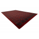 Tapis en laine OMEGA BUCHARA Cadre, cercles rouge