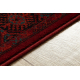 Tapis en laine OMEGA BUCHARA Cadre, cercles rouge