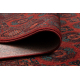 Tapis en laine OMEGA BUCHARA Cadre, cercles rouge