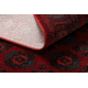 Tapis en laine OMEGA BUCHARA Cadre, cercles rouge