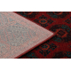 Tapis en laine OMEGA BUCHARA Cadre, cercles rouge