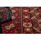 Tapis en laine OMEGA BUCHARA Cadre, cercles rubis