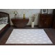 Antiskli Montert teppe for barn CLOUDS rosa
