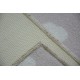 Anti-slip Fitted carpet for kids CLOUDS pink