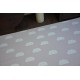 Anti-slip Fitted carpet for kids CLOUDS pink