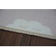Anti-slip Fitted carpet for kids CLOUDS pink