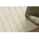 Wool carpet TAHAR 99002B cream - HAND-WOVEN loop, Lines 