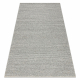 Alfombra de lana TAHAR 99004G gris - TEJIDA A MANO bucle, Uniforme 