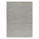 Wool carpet TAHAR 99004G grey - HAND-WOVEN loop, uniform